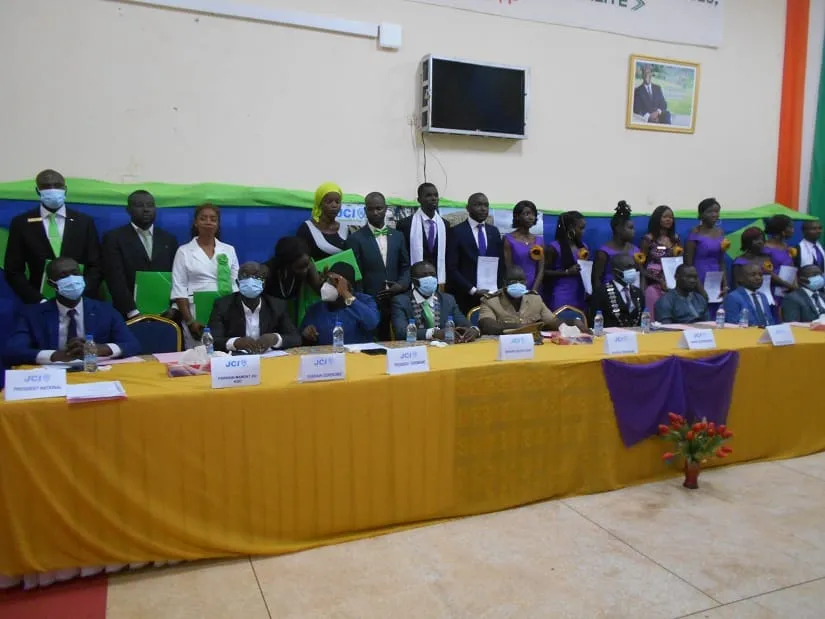 Korhogo : prestation de serment des comités directeurs des Jeunes chambres