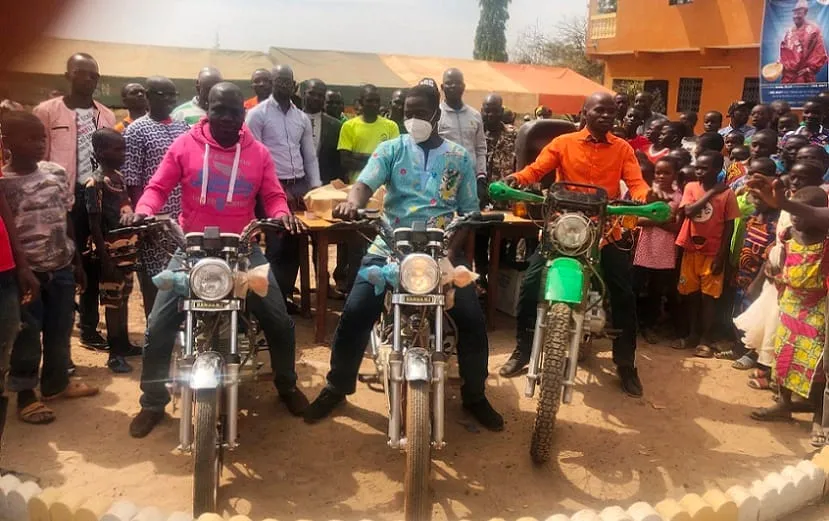 RHDP du canton Kafigué : des motos pour les secrétaires de sections