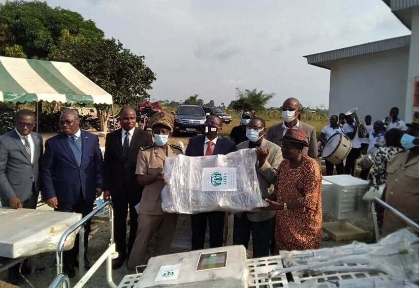 Structures sanitaires de N’Douci : du matériel biomédical offert