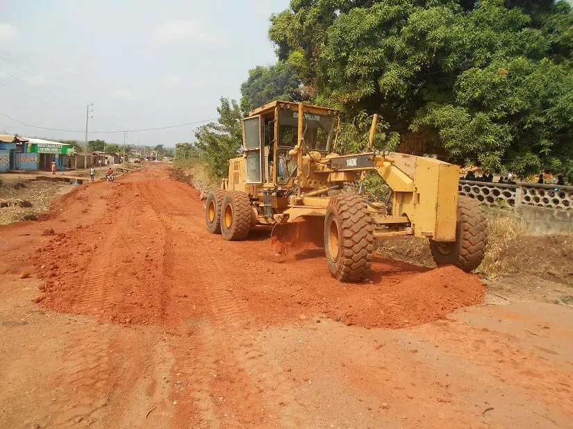 Tabou : des travaux de reprofilage des voies en cours