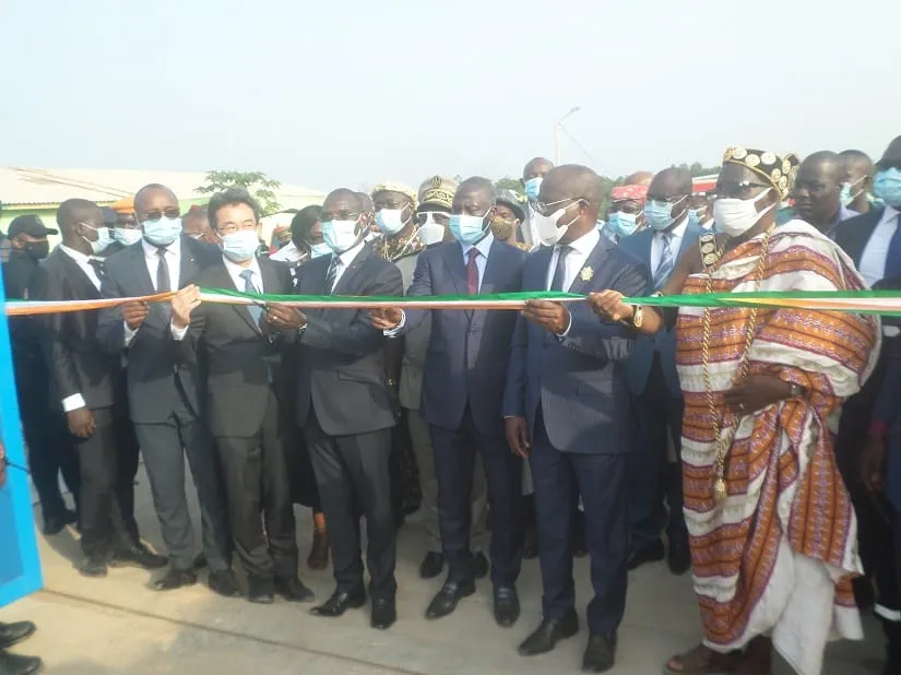 Inauguration du centre de secours d’urgence d’Agboville