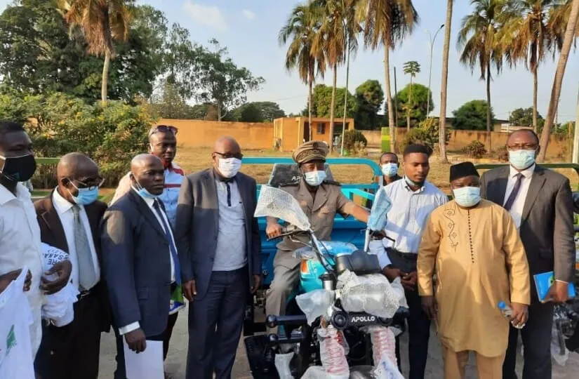 Daloa : quarante-cinq tricycles remis à des artisans