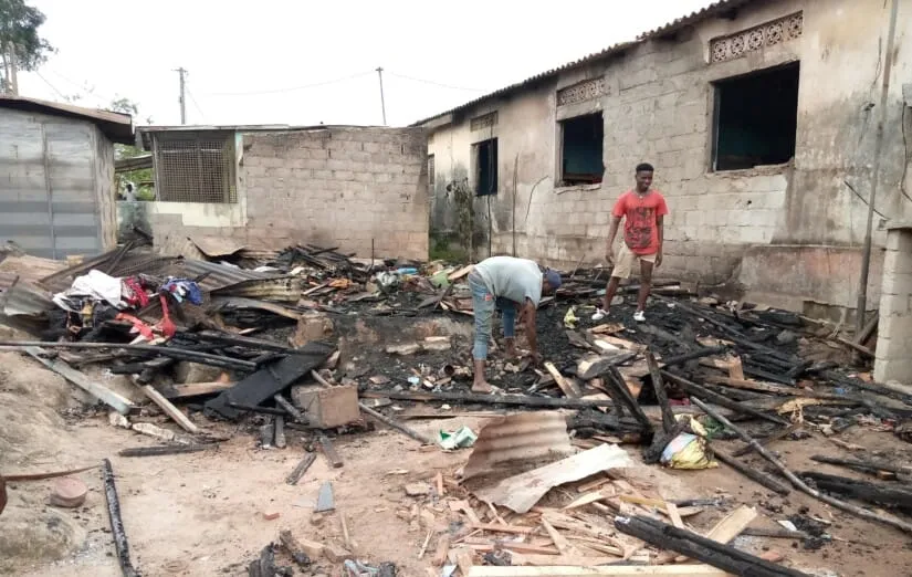 Incendie à Adzopé : un atelier de tapisserie ravagé