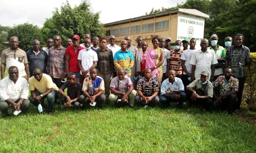 Gagnoa : des pisciculteurs en atelier de formation