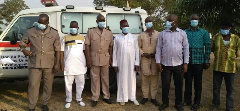 Nassian: Don d’une ambulance par le Conseil régional du Bounkani