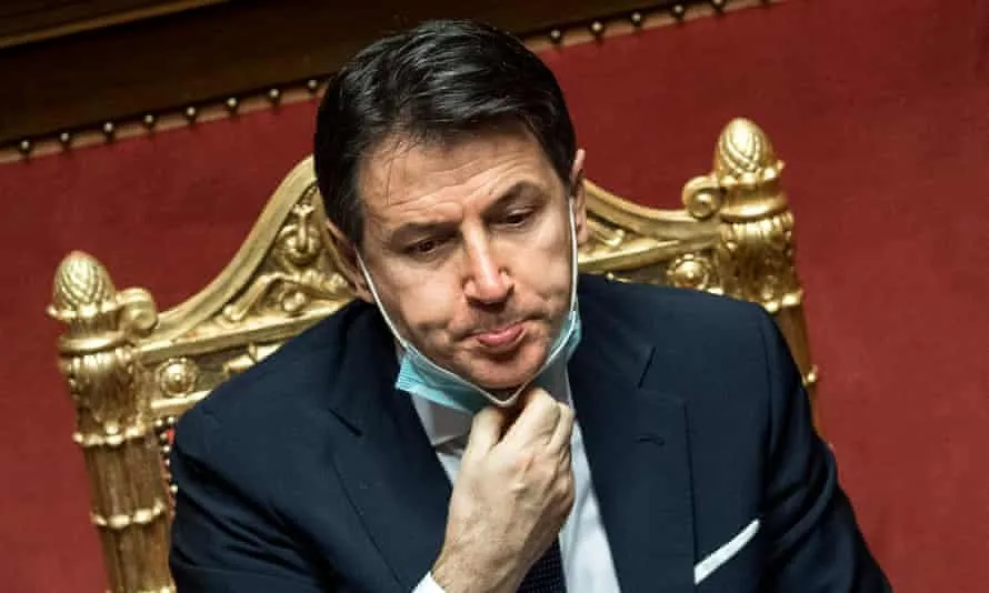 Démission de Giuseppe Conte, Premier ministre italien