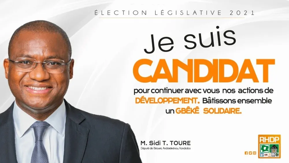 Législatives ivoiriennes 2021 : Sidi Touré candidat à Béoumi