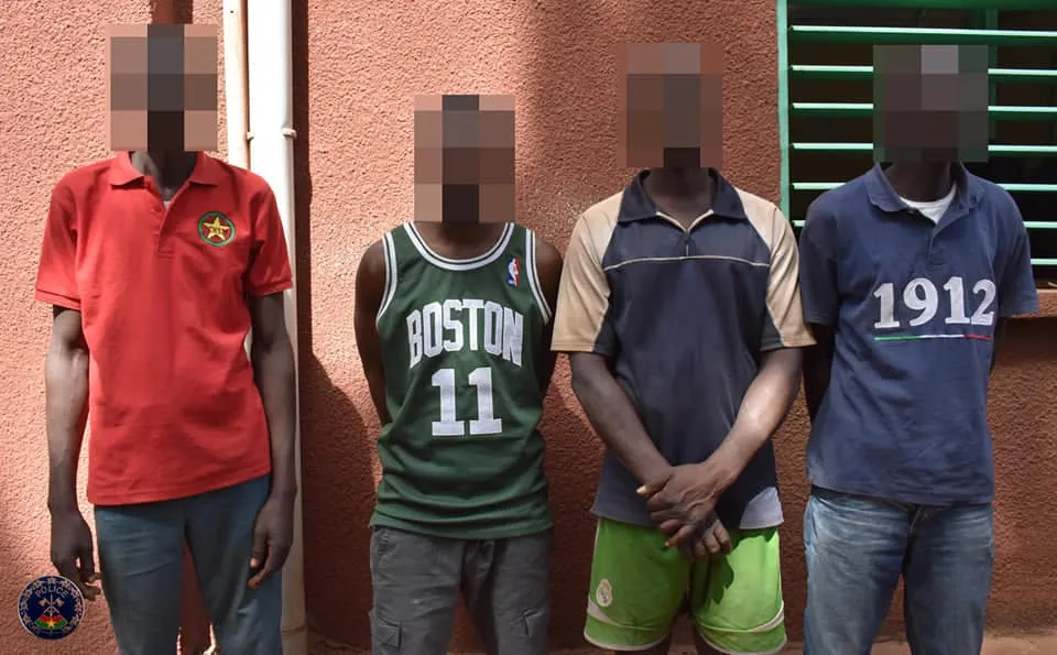 Burkina : 5 grands bandits mis aux arrêts à Ouaga