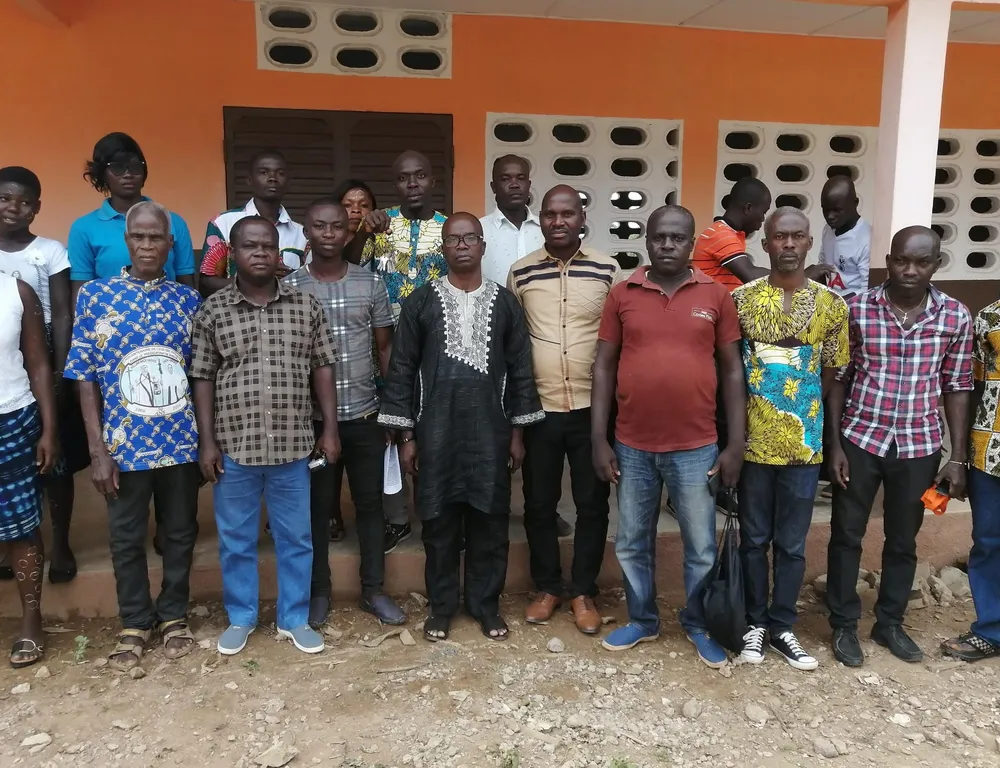Un bâtiment de trois classes à Oupoyo