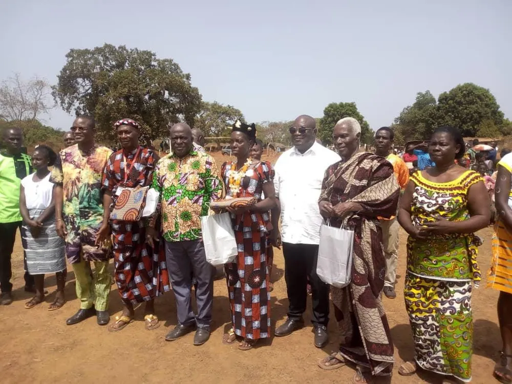 Tiébissou : le maire honore les chefs du canton Nanafouê