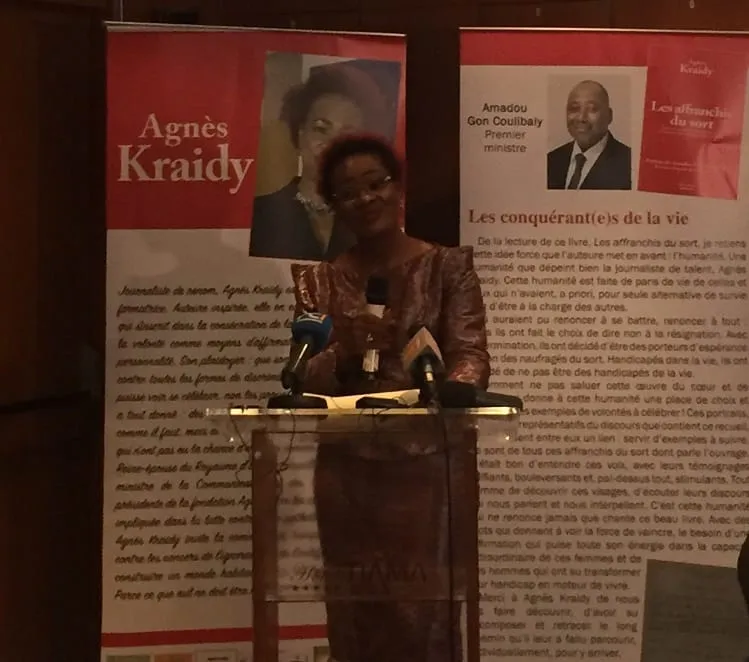 Agnès Kraidy dédicace son livre “Les affranchis du sort” à Abidjan