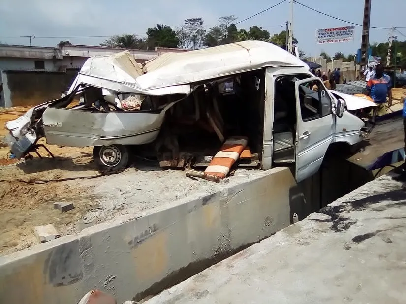 Accident à Bingerville : un mort et 22 blessés dans un carambolage