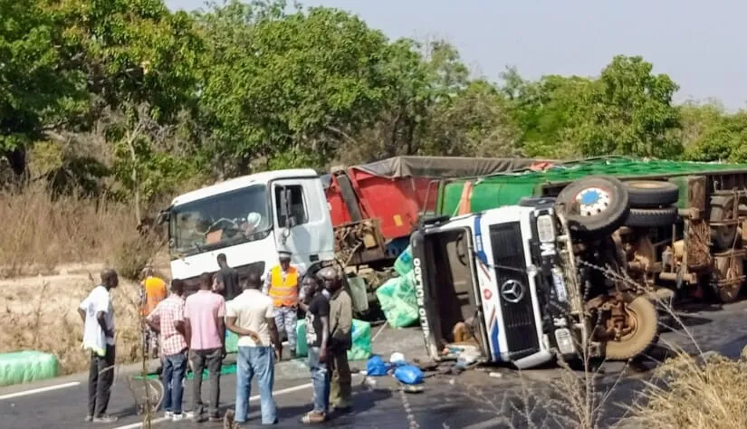 Accident à Niakara : le chauffeur d’un camion tué