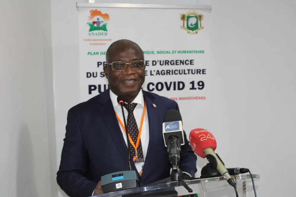 Dr Sidiki Cissé présente la contribution de l’ANADER aux les actions de lutte contre la COVID-19 – Actualité ivoirienne 26/02/2021