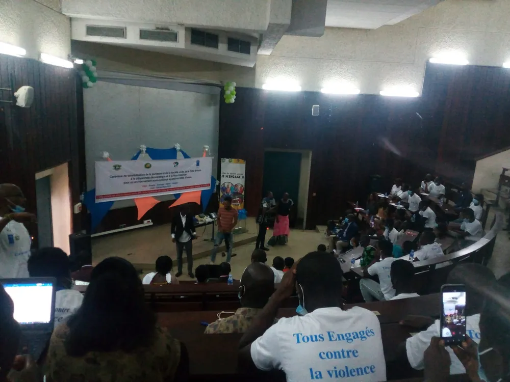 Une plateforme panafricaine sensibilise les étudiants de l’Université Nangui Abrogoua à la paix – Actualité ivoirienne 02/03/2021