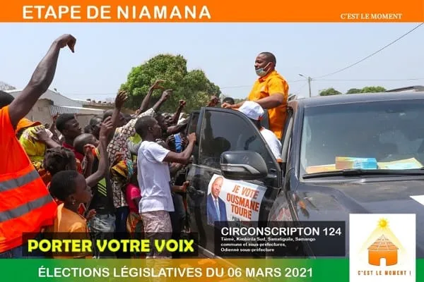 Campagne des législatives : Tiémé à l’apothéose comme à l’entame pour l’indépendant Ousmane Touré à Odienné – Actualité ivoirienne 04/03/2021