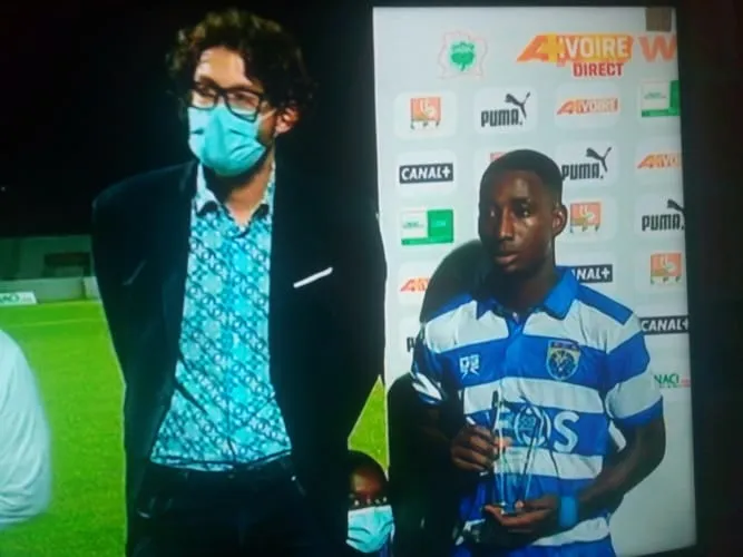 Lonaci Ligue 1 : Dagrou Djédjé élu meilleur joueur