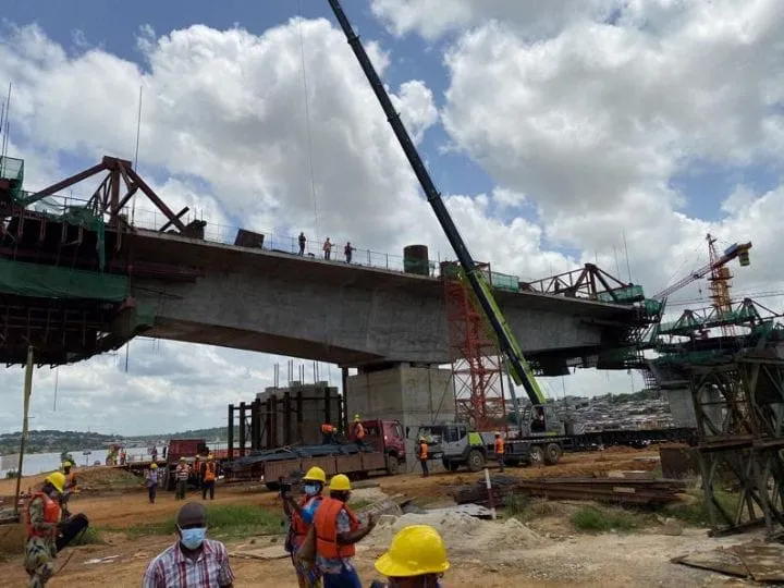 4e pont d’Abidjan : les travaux à 60% de réalisation