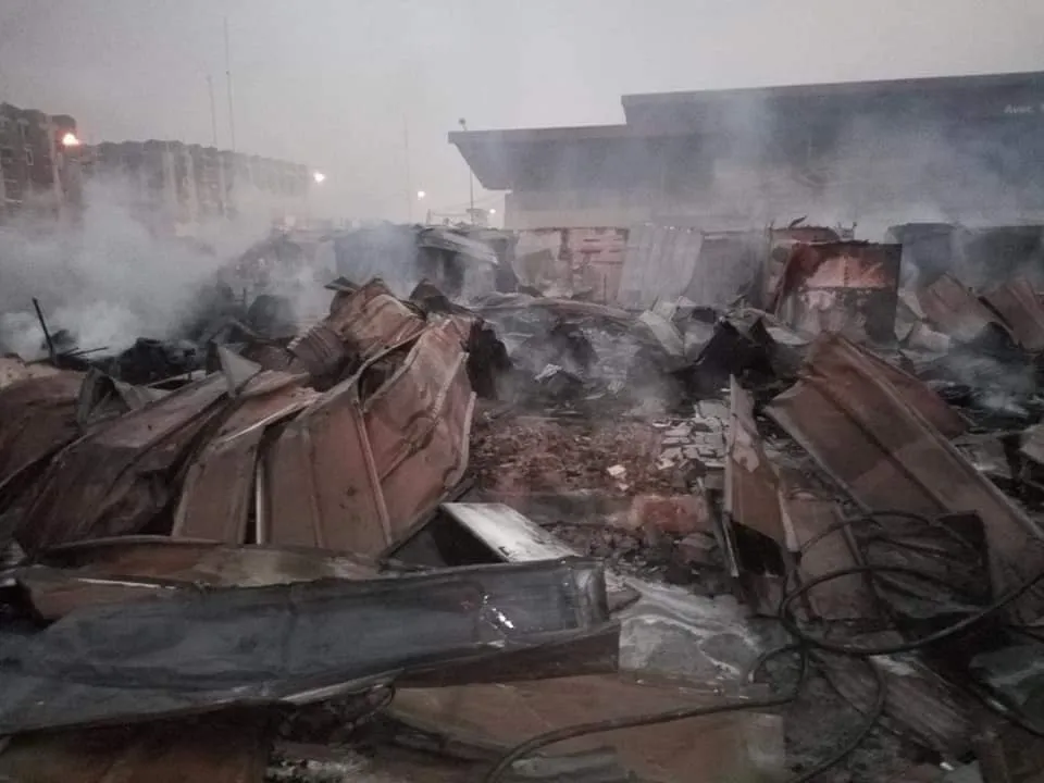 Incendie à Bonoua : Le marché municipal ravagé