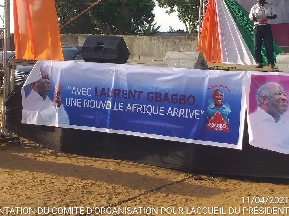 Commémoration du 11 avril : Simone Gbagbo à Anono, en images