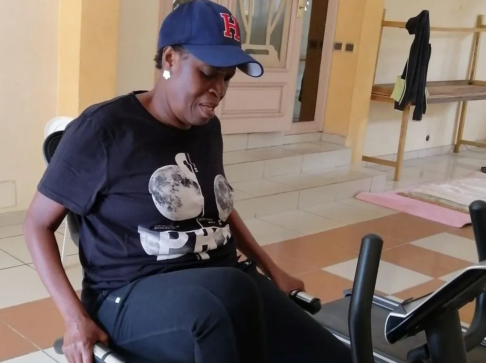 Quand Simone Gbagbo fait du sport : des images