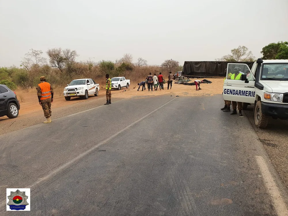 Grave accident au carrefour Sakoinse-Koudougou au Burkina : des blessés graves