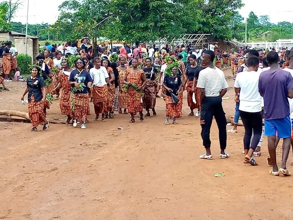 Gbagbo à Gagnoa : la population déjà dans les rues, des images