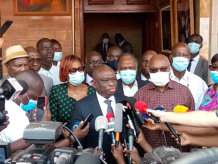 Gbagbo à Abidjan le 17 juin : rencontre KKB – Assoa Adou, des images