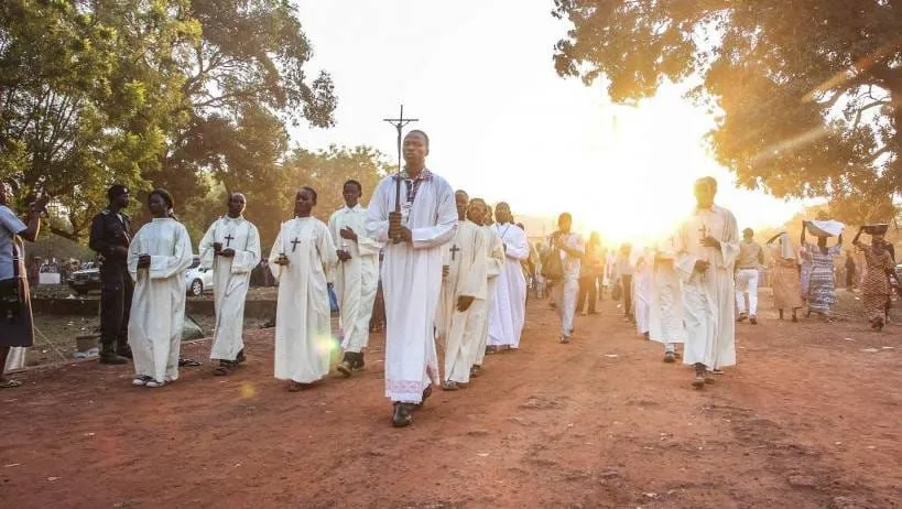 RDC : des fidèles catholiques et leurs prêtres marchent contre les rebelles du M23 ce 4 décembre 2022