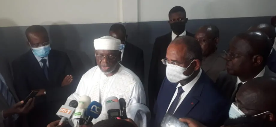 Patrick Achi fait ses civilités au nouveau Cheick Ousmane Diakité