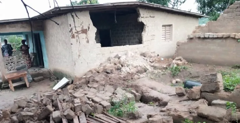 Danané : une maison s’écroule sur ses occupants à Koyapleu