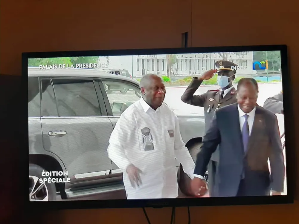 Gbagbo chez Ouattara : voici les premières images