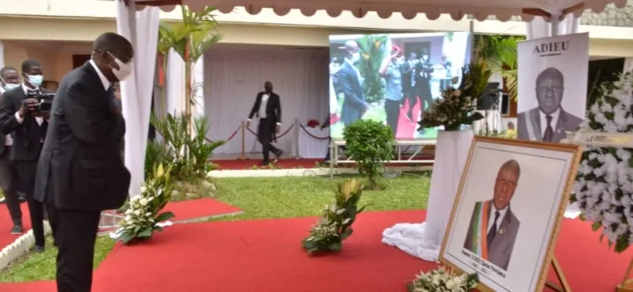 Inhumation de Charles Gomis : Ahoussou Jeannot loue les qualités du Sénateur