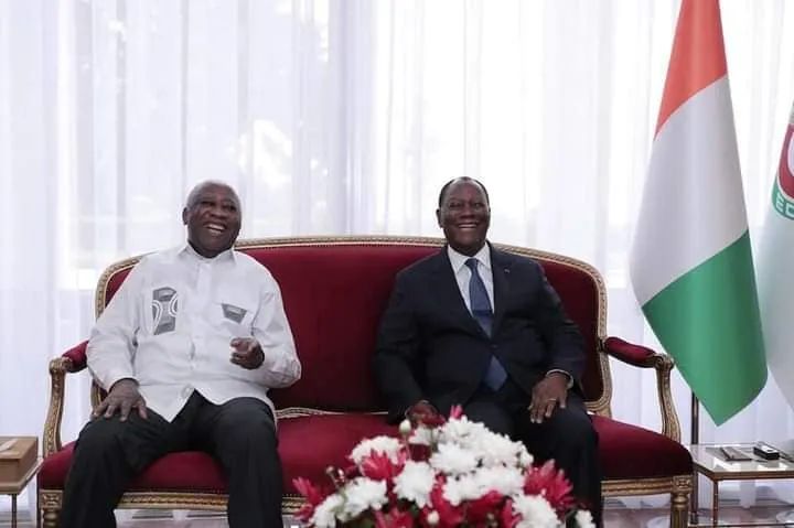 Ouattara « content » de voir Gbagbo à la présidence