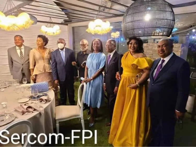 Laurent Gbagbo au mariage du fils de Jean Pierre Bemba Gombo