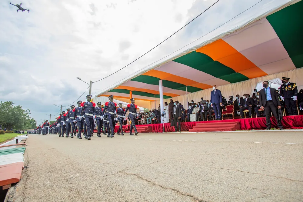 Côte d’Ivoire : une prise d’armes pour célébrer le 61e anniversaire de l’indépendance