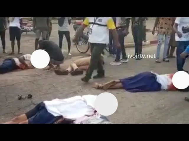 Bac 2021 à Yamoussoukro : 5 candidats font un grave accident, vidéo