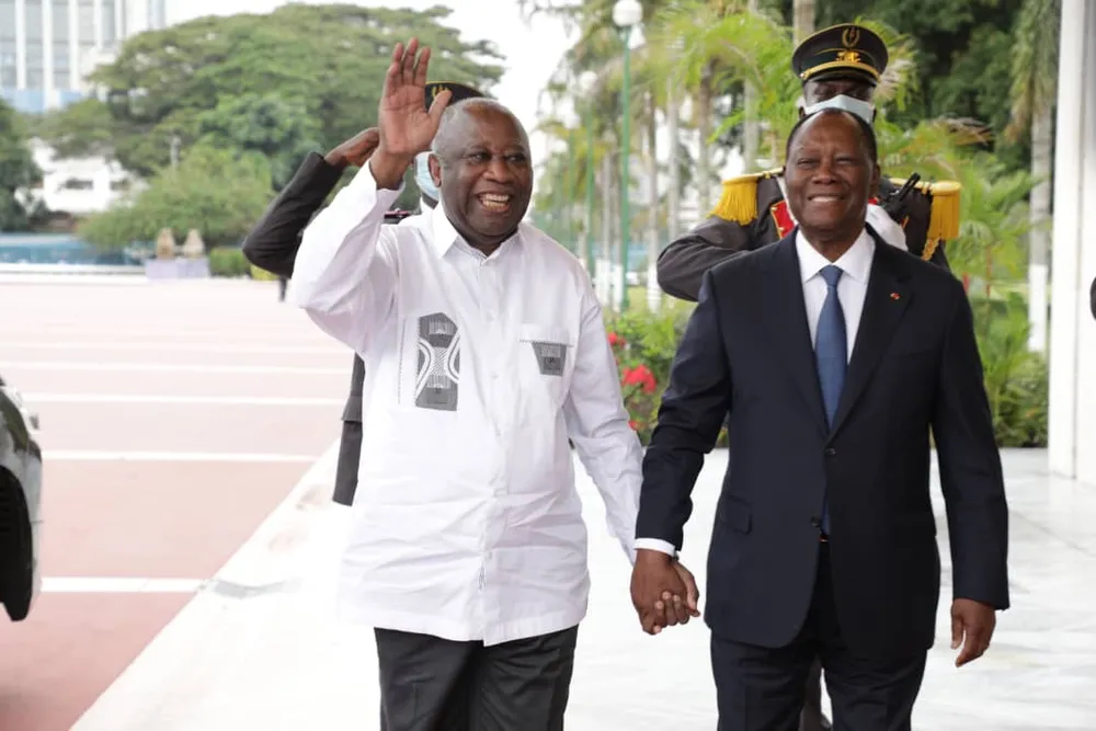 Ouattara « disposé à renforcer les liens » avec le nouveau parti de Gbagbo