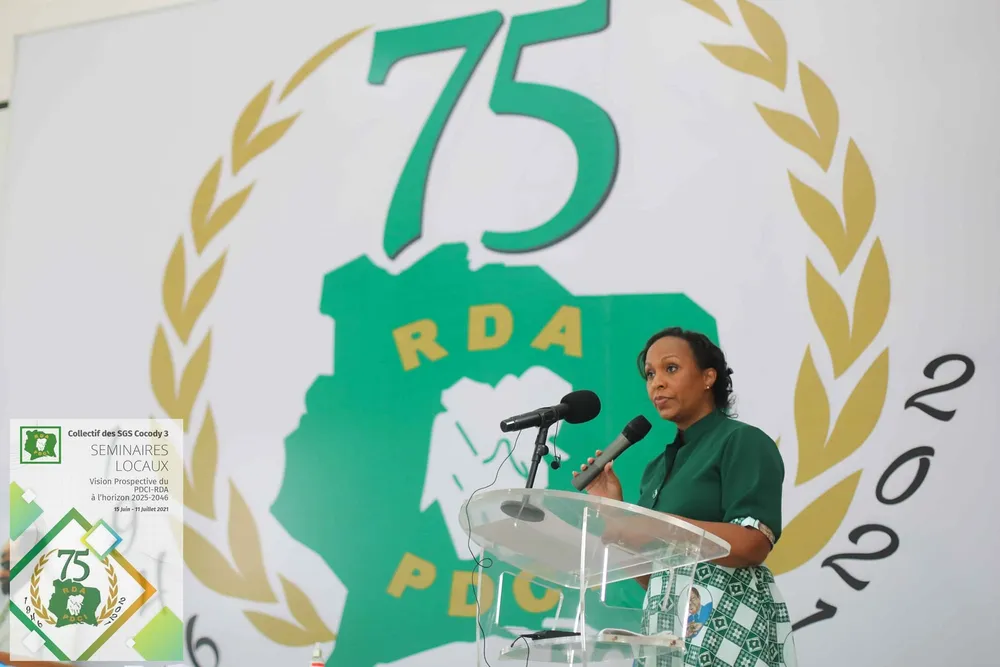 Yasmina Ouégnin aux femmes du PDCI de Daloa : regroupez-vous, unissez-vous, travaillez ensemble »