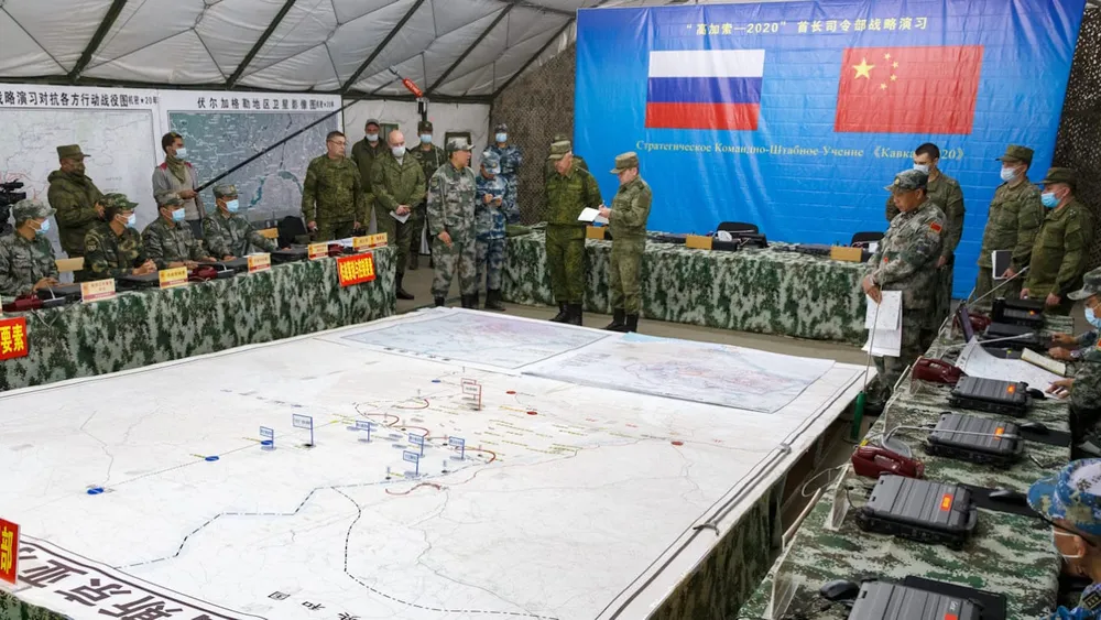 Exercice militaire Chine-Russie à Hui du Ningxia