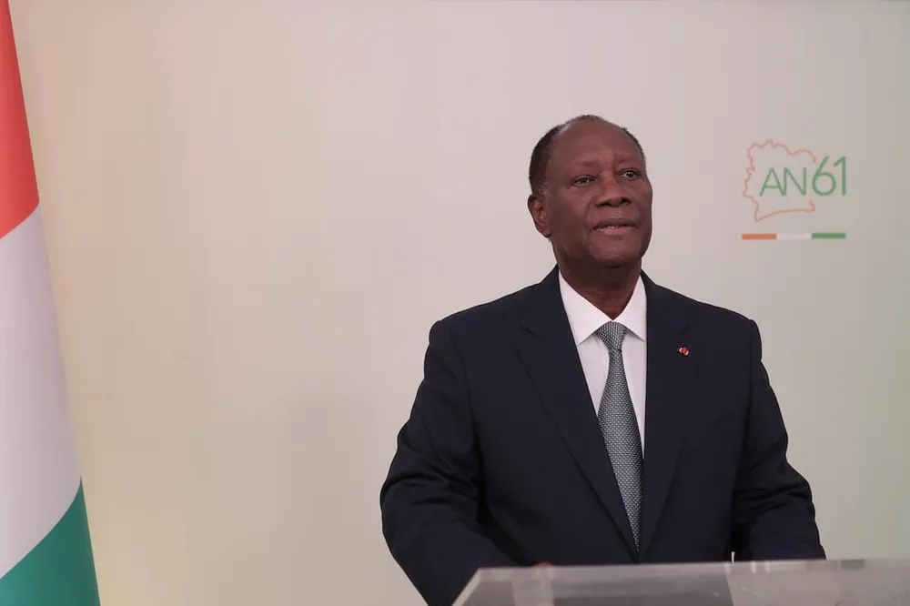 Alassane Ouattara, président de la République de Côte d'Ivoire