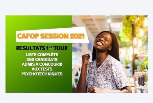 Résultats du CAFOP 2021 disponibles ce 18 septembre: voici le lien