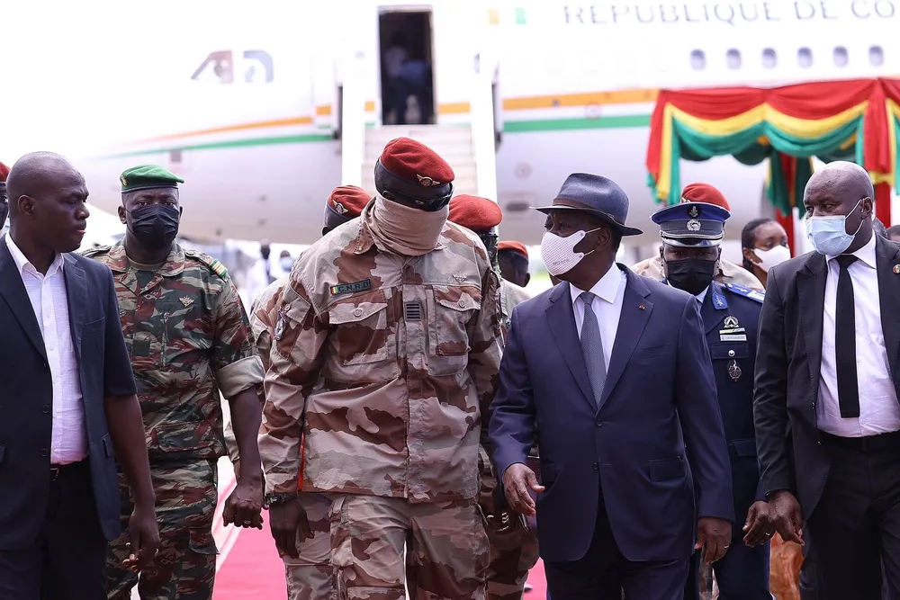 Ouattara et Nana Akufo-Addo en Guinée pour obtenir la libération de Condé ce 17 septembre 2021