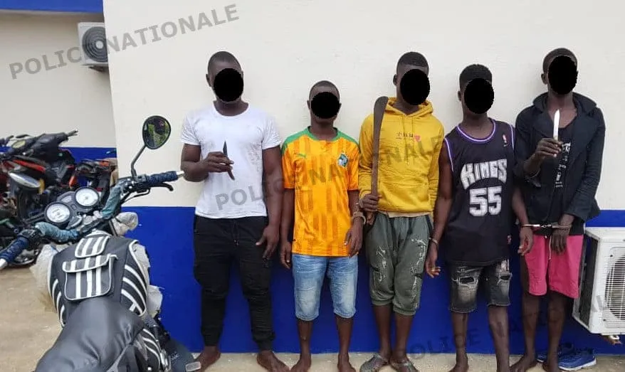 Côte d’Ivoire : fin de parcours pour un gang de 5 individus spécialisé dans les meurtres dans la zone d’Agban