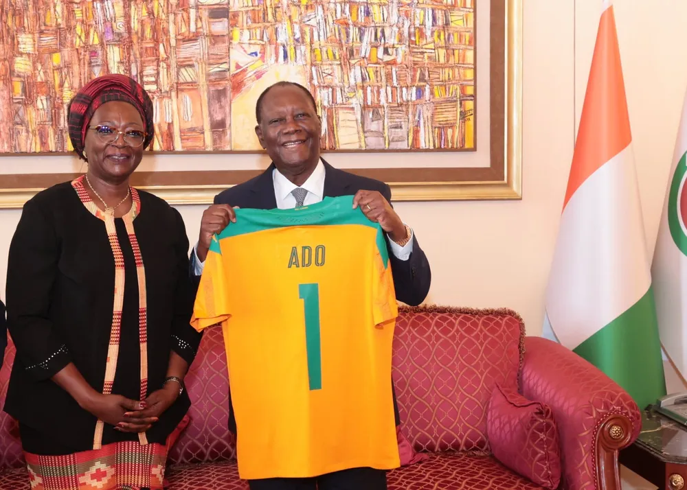 Alassane Ouattara rencontre Mariam Dao Gabala