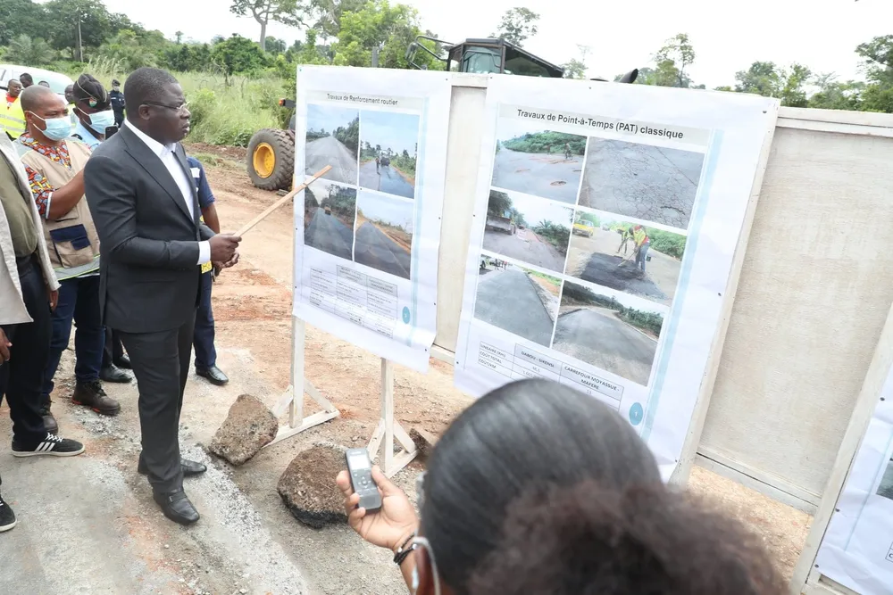 Dégradations de la route Toumodi-Oumé, Amédée Kouakou réagit aux rumeurs: « c’est moins de 1% du tronçon qui est dégradé »