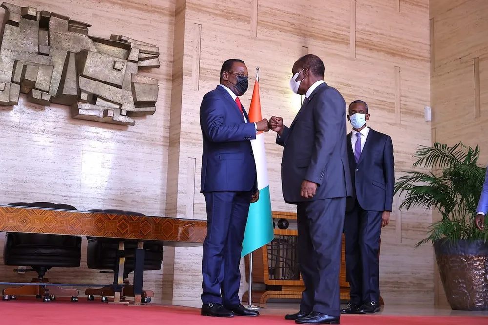 Pascal Affi N’Guessan chez Ouattara : des images de la rencontre
