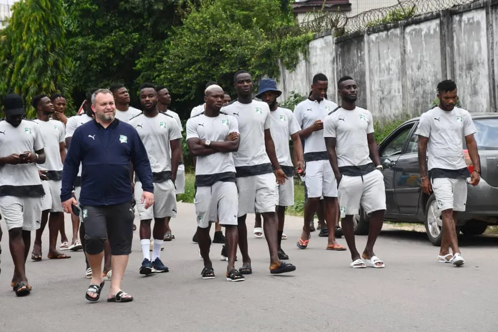 Détente des Éléphants avant le match Cameroun – Côte d’Ivoire, images