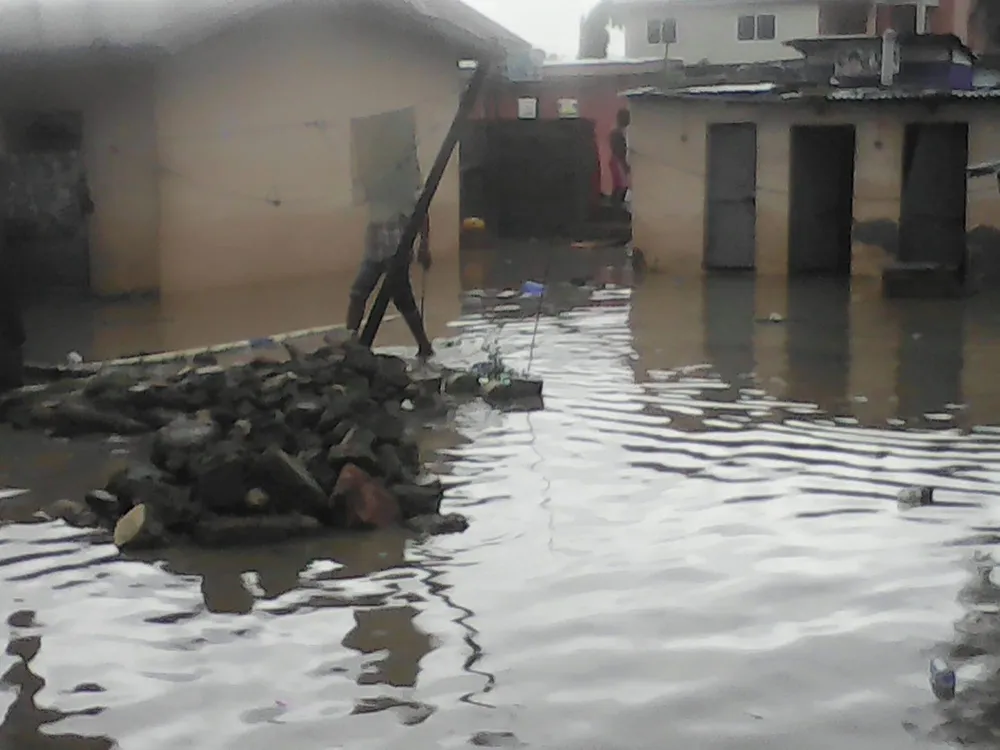 Inondation: des quartiers de Sikensi sous les eaux