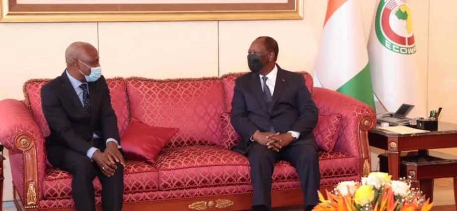 Centre du FIDA à Abidjan : Ouattara s’entretient avec Gilbert Houngbo